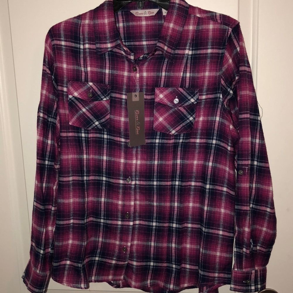 River and Rose Button-Down Flannel